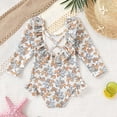 thumbnail image 6 of Kids Swimsuits One Piece, 2T Bathing Suit Toddler Girls Toddlers Rash Guard Sets Quick Dry Girls' Swimwear Tropical Tankini Bathing Suits for Girl, 6 of 9