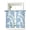 Blue, variant on Teal Green Leaves Tier Curtains 24 Inch Length,Sheer Curtains for Bedroom Living Room Summer Farmhouse Botanical Boho Branch Short Kitchen Curtains Drapes for Small Half Window 27.5"x24" 2 Panels