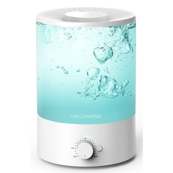 MegaWise Recharge de Veilleuse 7 Couleurs pour Chambre d'Enfant avec Grande Capacité de 3,5l, Sans Fuite avec Sortie de Brume Fine Stable
