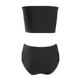 thumbnail image 6 of Bikini Set for Women Cutout Top Two Piece Swimsuit High Waist Bottom Tummy Control Swimwear Beach Vacation Pool Party, 6 of 6
