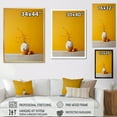 thumbnail image 4 of Designart "Simplistic Lemon Ivory Pottery" Boho Pottery Floater Framed Wall Decor, 4 of 5