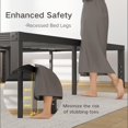 thumbnail image 5 of Twin Size Bed Frame 12" High Heavy Duty Platform Bed Frame,Sturdy Steel Frame,No Box Spring Needed,Noise-Free,Easy Assembly, 5 of 8
