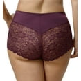 thumbnail image 2 of Women's Elila 3311 Cheeky Stretch Lace Panties (Plum L), 2 of 3