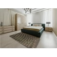 thumbnail image 4 of Ahgly Company Indoor Square Patterned Old Burgundy Brown Area Rugs, 4' Square, 4 of 6