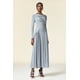 thumbnail image 4 of Vestido Bellabarnetten Serafe de manga larga maxi con pliegues, 4 of 6