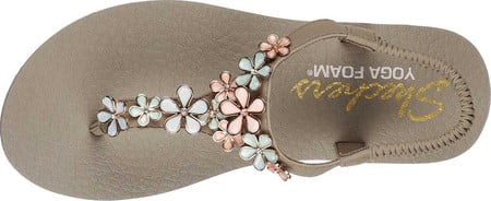 skechers cali meditation glass daisy sandal