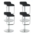 thumbnail image 1 of Bancos Altos Giratorios Para Barra De Cocina Desayunador Acabado De La Estructura Cromado Color Negro Set 4 Piezas Gaon, 1 of 7