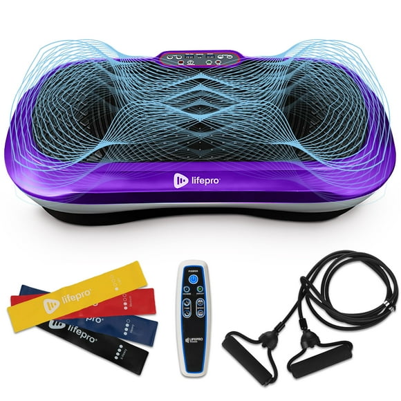 Máquina de ejercicios con placa vibratoria LifePro Waver y accesorios