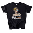 thumbnail image 2 of More Pride Less Prejudice T-Shirt, LGBTQ T-Shirt, Proud Ally Tee, Pride Month TShirt, 2 of 4