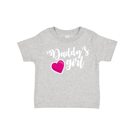 

Inktastic Valentine s Day Daddy s Girl with Heart Outfit Gift Toddler Toddler Girl T-Shirt