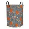 thumbnail image 2 of Balery Floral Squirrel Round Laundry Basket with Handles Waterproof Freestanding Laundry Hamper for Clothes Toys in the Dorm and Family-Medium, 2 of 8