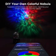Govee Star Light Projector with 3 Aurora Flowing Effects, Works with Matter, Alexa and Google Assistant, 52 Scene Modes, 18 White Noise Options, LED Night Light Projector for Bedroom, Without Plug