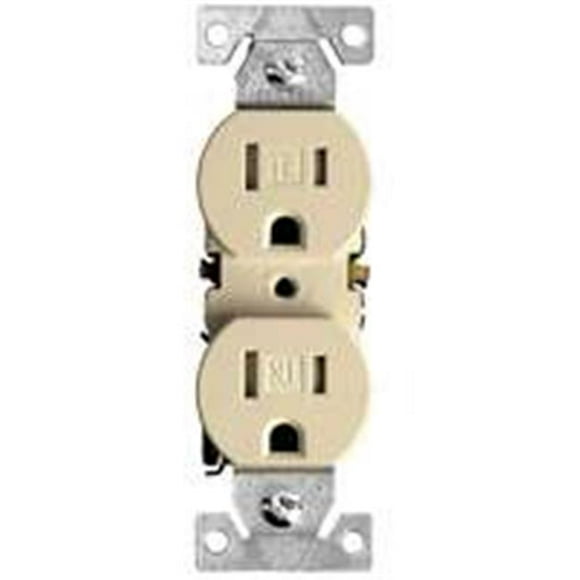 Cooper Wiring TR270V Tamper Resistant Duplex Receptacle- Ivory