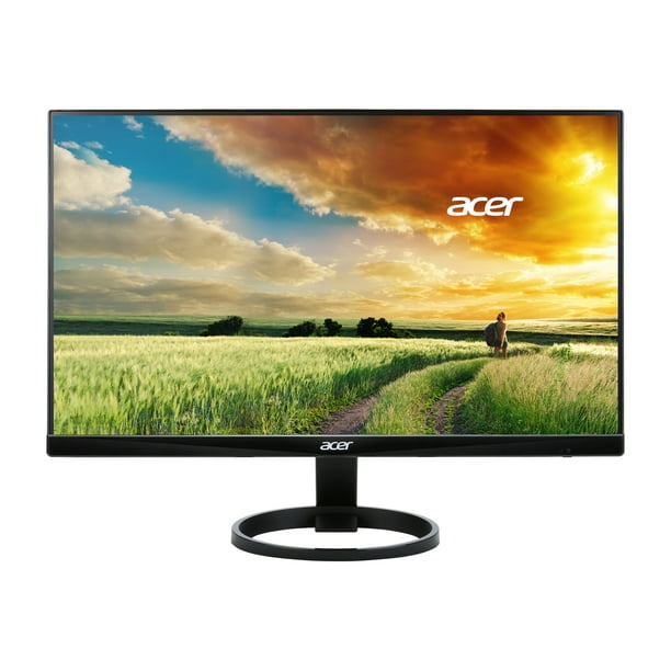 Acer R240HY - Moniteur LED - 23.8" - 1920 x 1080 Full HD (1080p) 60 Hz - IPS - 250 Cd/M - 4 ms - HDMI, VGA - Haut-Parleurs - Noir