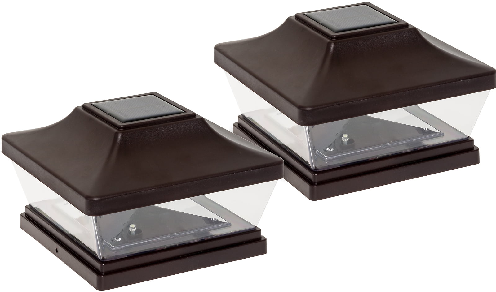 GreenLighting Arcadia 5 x 5 Solar LED Post Cap Light w/ 5 & 6 Inch Post