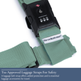 thumbnail image 5 of Brookstone Luggage Straps Secure Cross TSA-Approved Luggage Straps for Suitcases with 3-Digit Lock, 5 of 7