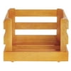 HUBERT® Wood Display Crate Rectangular Natural - 14-1/2"L x 9-1/2"W x 10H