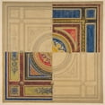 thumbnail image 3 of Jules-Edmond-Charles Lachaise 12x12 Black Modern Framed Museum Art Print Titled - Design for a Paneled Ceiling with Alternative Decorations (19th Century), 3 of 5