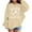 1Beige217, variant on XAOFW Kid Sweatshirts Hood Girls Fuzzy Jacket Athletic Long Sleeve Letter Graphic Loose Fashionable Comfortable Outdoor Holiday Vacation Tops