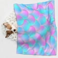 thumbnail image 6 of Yiaed Purple Dragon Scales Print Dog Blankets-Cat Blanket Washable for Couch Protection,Puppy Blanket, Soft Plush Reversible Throw Furniture Protector-Large, 6 of 8