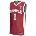 thumbnail image 2 of Youth GameDay Greats Red #1 Temple Owls Lightweight Basketball Jersey, 2 of 4