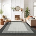 thumbnail image 6 of Abstract 10x13 Area Rugs for Living Room Bedroom Soft Large Washable Rugs Stain Resistant Ultra-Thin Non-Slip Modern Dining Room Rug Non-Shedding Accent Carpet for Office, Black, 6 of 10