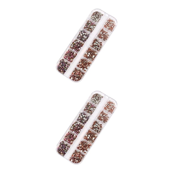 Qarigey 1 bolsa de cristal de forma especial pequeña fácil de pegar diamantes de imitación personalizados para uñas dulce regalo para Type2 NO2