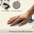 thumbnail image 6 of ODIKA 8'x10' Washable Area Rug Non-Shedding, Easy Care, Boho Motif Whimsical Butterfly Vine Border Scattered Delicate for King Size Bedroom Under Bed, Master Suite, 6 of 7