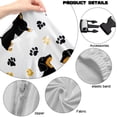 thumbnail image 7 of SCRAWLGOD Dachshund Paw Print Black White Print Gaming Chair Cover with Armrest Cover, Comfort Gaming Reclining Chair Slipcover Stretch Thick Desk Chair Seat Cover Rotating Computer Chair Protector, 7 of 7