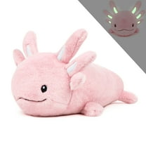 Niuniu Daddy 20” Pink Weighted Axolotl Stuffed Animals 2.8 Pound Soft Hugging Salamander Plush Toy for Kids/Adults