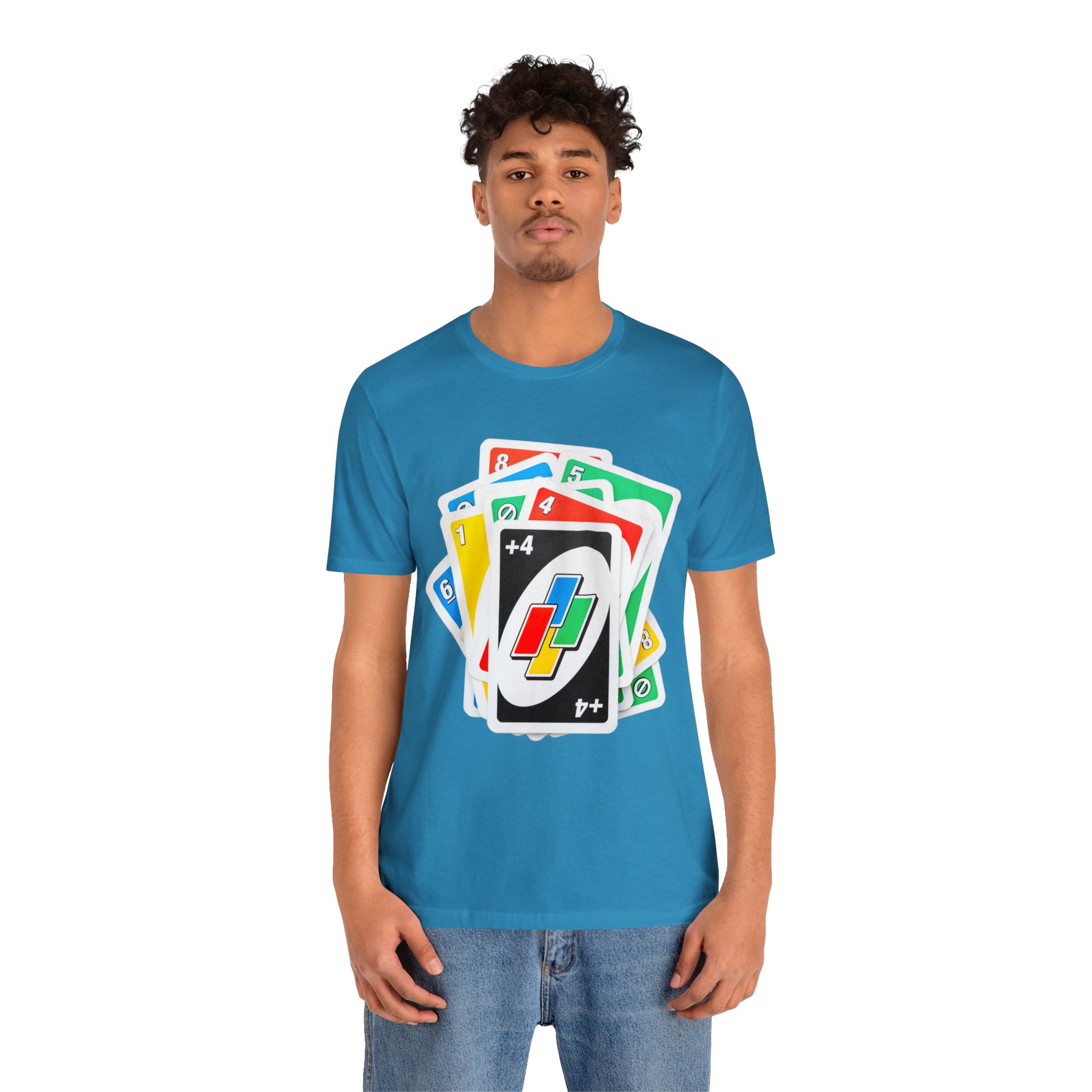 Uno Card Game Tshirt - Fun Draw 4 Stack Design - Draw 4 Tshirt