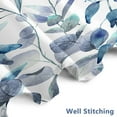 thumbnail image 2 of Shower Curtain Plants for Bathroom,Waterproof Quick-drying Blue Leaves Shower Curtain Set with Hooks 72x84 Inch, 2 of 6