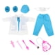 thumbnail image 4 of ColoMX 1 juego de disfraz de muñeca de 18 pulgadas para juego de simulación: Doctor con temática de doctor y accesorios para juego creativo y desarrollo de habilidades sociales, 4 of 8