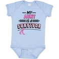 thumbnail image 3 of Inktastic My Aunt is a Survivor Breast Cancer Awareness Boys or Girls Baby Bodysuit, 3 of 5