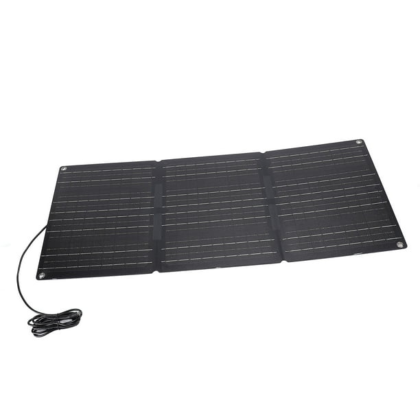 Panel Solar Portátil De 100W, Resistente Al Agua 2 USB Salida USB Compacto Panel Solar Plegable Cargador De Soporte CAR OBD CARGA PARA EN