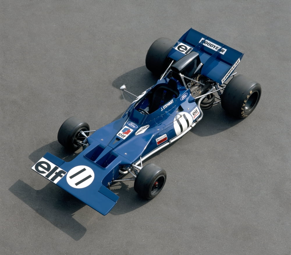 1970 Tyrell-Cosworth 001 30 litre F1 single seater racing car The original prototype car that launched the new Tyrell marque designed by Derek Gardner for Jackie Stewart Country of origin United Kingd
