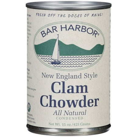 - (2 Pack) Bar Harbor New England Style Clam Chowder, 15 oz