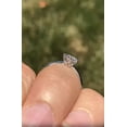 thumbnail image 3 of Solitaire Brilliance 2CT Round Brilliant Moissanite Solitaire Engagement 6 Prong Ring 18K White Gold, Ring Size 7, 3 of 5