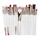 thumbnail image 1 of Female Makeup Brushes Set 20pcs Professional Cosmetics for Face Eyeshadow Eyebow Eyelash Lip Highlighter Powder Foundation Make Up Brush Kit Tools (Wh, 1 of 4