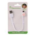 thumbnail image 1 of Cable Prichos de Carga Corto Tipo C Blanco, 1 of 4