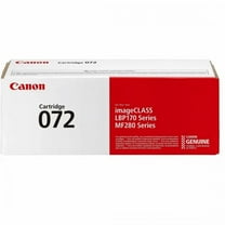 Canon 072 Genuine Black Toner Cartridge Compatible with MF280 Series and LBP172dw