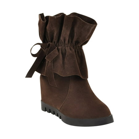 

KBKYBUYZ Autumn Women s Shoes Frosted Short Boots Stylish Ladies Short Boots