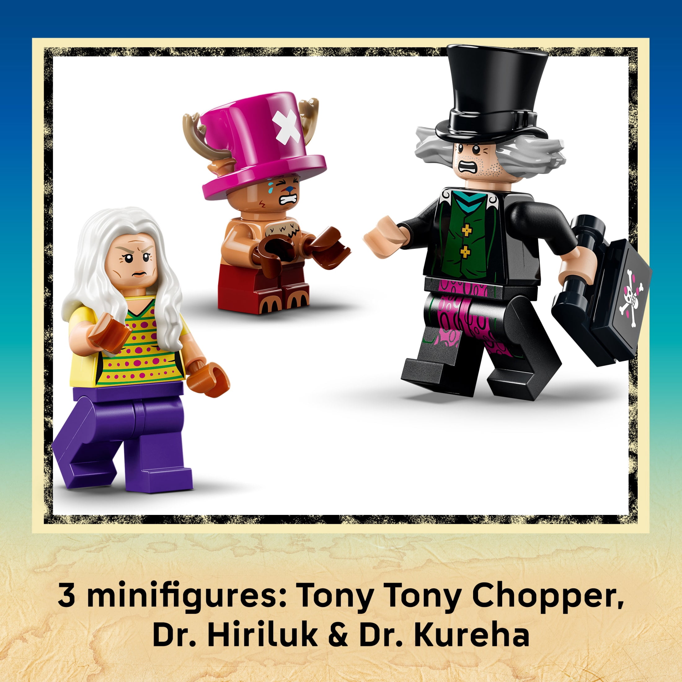 LEGO ONE PIECE Dr. Hiriluk's Hideout - Building Toy for Boys