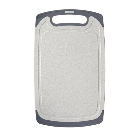 XMMSWDLA Cutting Boards for Kitchen, Plastic Cutting Board, Dishwasher Safe Cutting Board with Juice Grooves, Thick Chopping Board Easy Grip Handle & Non-Slip (12.25"x7.75")