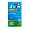 Aleve Headache Pain Reliever Naproxen Sodium Tablets, 50 Count