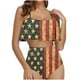 thumbnail image 1 of Traje de baño para mujer, conjunto de traje de baño con volantes para mujer, trajes de baño para mujer, conjuntos de bikini para mujer, trajes de baño de bikini para mujer, 1 of 5
