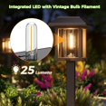 thumbnail image 4 of Luces solares para senderos XMCOSY+ de doble tono, 25 lm, resistentes al agua IP65, 4 of 9