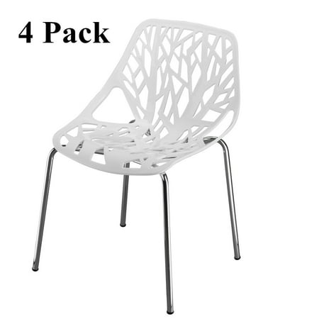 modern chair plastic outdoor dining geometric stackable indoor ubesgoo hollow nest birds furniture side