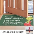 thumbnail image 2 of Christmas Funny Welcome Kitchen Rug Indoor Anti-Fatigue Kitchen Mat Winter Door Mat Anti-Slip Scratch Sand Cartoon Pattern Doormats 17" X 30" Crystal Velvet, 2 of 6