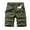 Green, variant on IYTR Mens Cargo Shorts Zipper Button with Pocket Sports Shorts Casual Outdoor Hiking Shorts Sweatpants Solid Color Athletic Shorts Summer Shorts (Black,34)